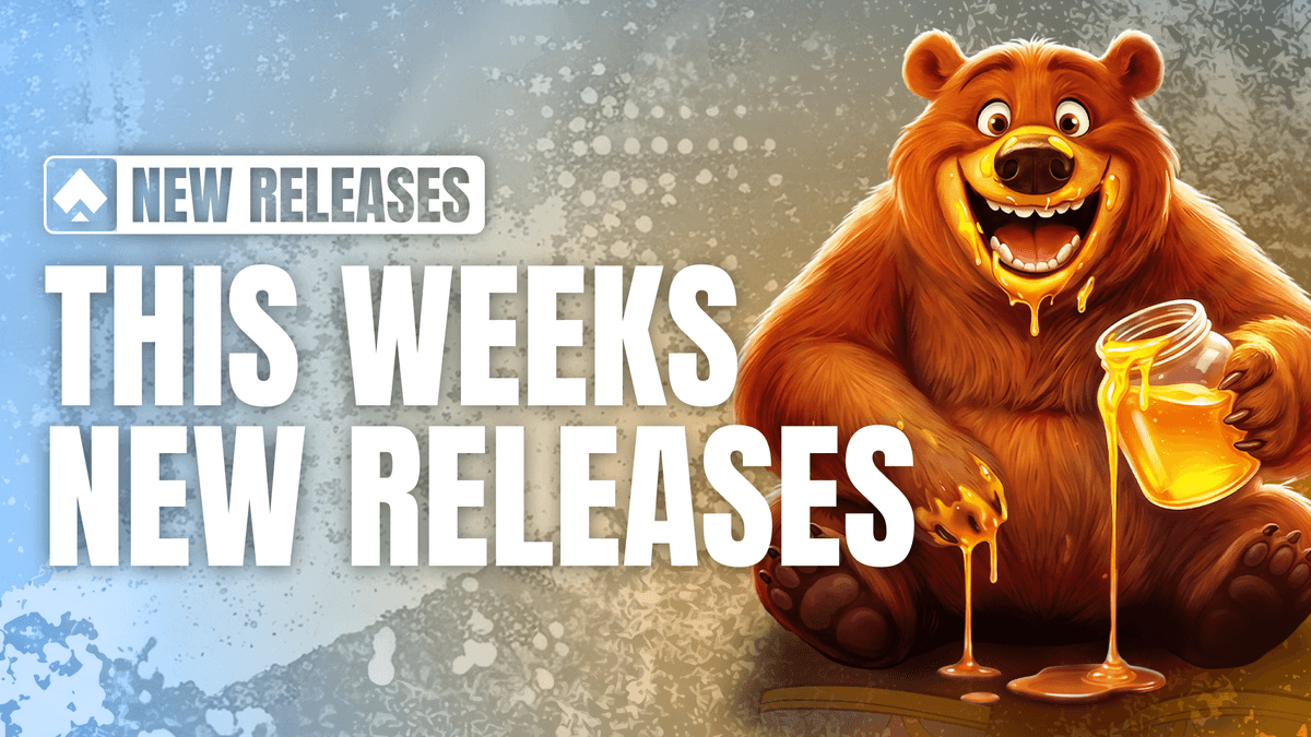 Forty-plus titles across thirty studios land on Cooked this week. Bear Crazy from Pragmatic Play headlines, alongside Hacksaw Gaming's Dandy Diamonds and a five-title drop from Endorphina that's hard to miss.