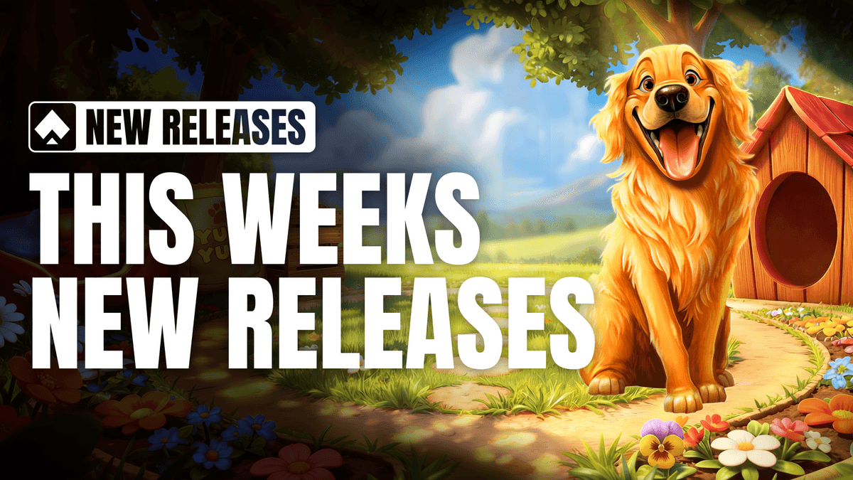 Sixty-plus titles across forty studios land on Cooked this week. Pragmatic Play's Golden Retriever leads the slots, alongside Nolimit City's Outsourced 2 and Peter & Sons' Lucky Caiman. Winfinity adds seven more blackjack tables to the lobby in one go.