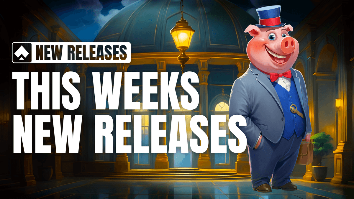 Twenty new titles across thirteen studios landing on Cooked this week. Mr. Oinkster's Hold and Win from Booming Games leads the drop, joined by Hacksaw Gaming's Trevor Hunter and Bear Patrol from Peter & Sons.