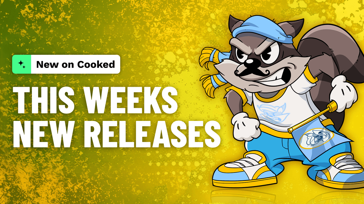 Seventy-plus titles across forty-five studios drop this week on Cooked. Hacksaw Gaming's Le Hooligan and Nolimit City's Tanked 3 lead the slots, while ICONIC21 arrives with a dedicated three-game football-themed table suite.