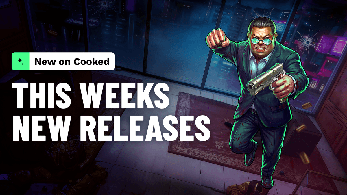 Seventy-five-plus titles across forty studios drop on Cooked this week. Eastern Fury from Pragmatic Play leads the slots alongside Hacksaw Gaming's Arizona James and Peter & Sons' Dragon Guardians. Pragmatic Play Live dominates the table floor with fourteen new live seats in a single drop.