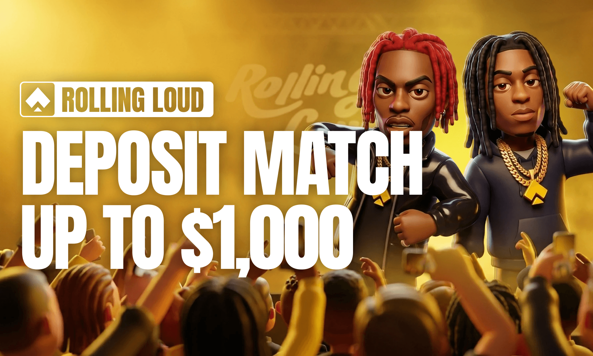 100% First Deposit Match up to $1,000