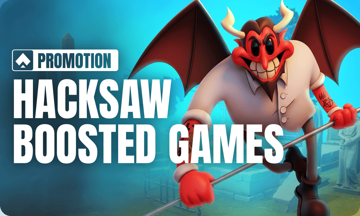 Things are heating up with Hacksaw’s Rakeback Boosts.

This March, play select Hacksaw titles in the Hacksaw Rakeback Boosts category and earn exclusive rakeback rewards, dynamically boosted based on your play.

More heat. More value.

Jump into some of Hacksaw’s hardest-hitting slots on Cooked and make the most of this limited-time boost.

Play now and get more value from every spin.