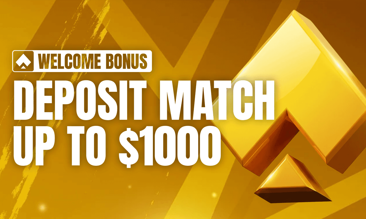 100% First Deposit Match up to $1,000