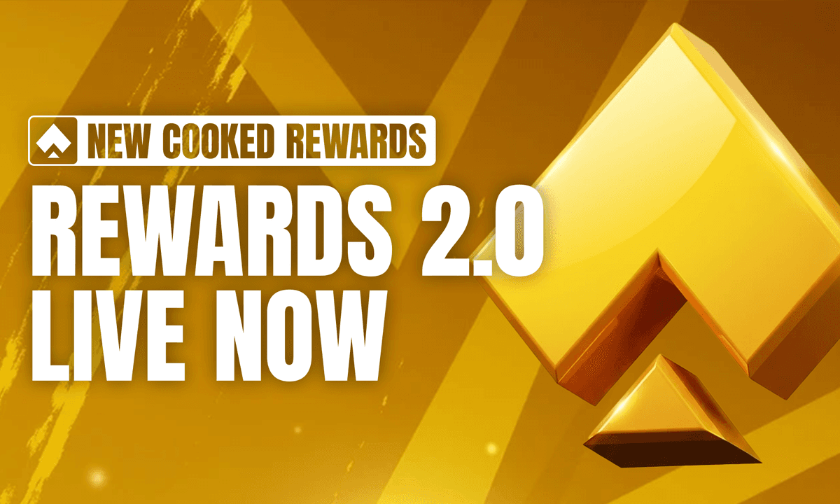 Rewards 2.0 is live. New XP system, 10 tiers, 50 levels, four streams of recurring rakeback, and one-time level-up bonuses paid in CKS. Here is the short version.